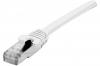 Cordon RJ45 CAT 6A F/UTP LSOH SNG blanc - 10 m