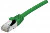 Cordon RJ45 CAT 6 F/UTP LSOH SNG vert - 0,5 m