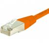 Cordon RJ45 CAT 6 S/FTP orange - 1,5 m