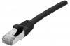 DEXLAN Cordon RJ45 CAT 6A S/FTP LSOH SNG noir - 0,3 m