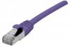 DEXLAN Cordon RJ45 CAT 6A S/FTP LSOH SNG violet - 5 m