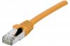 DEXLAN Cordon RJ45 CAT 6A S/FTP LSOH SNG orange - 1 m