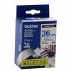 Ruban BROTHER TZ263 pour �tiqueteuses (bleu/blanc) 36 mm lamin� et perfor�